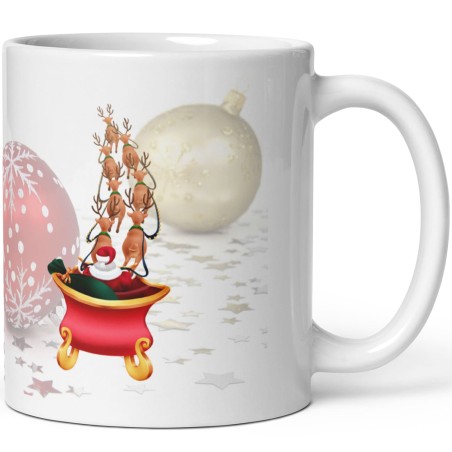 Mug Noël drôle père Noël rebelle tasse originale