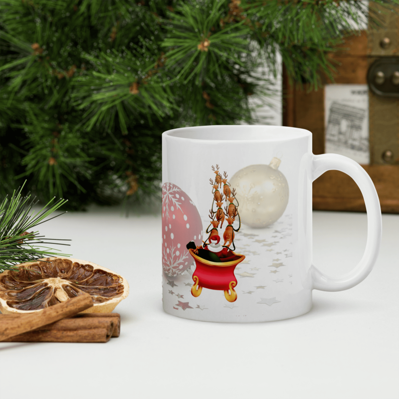 Mug Noël drôle père Noël rebelle tasse originale