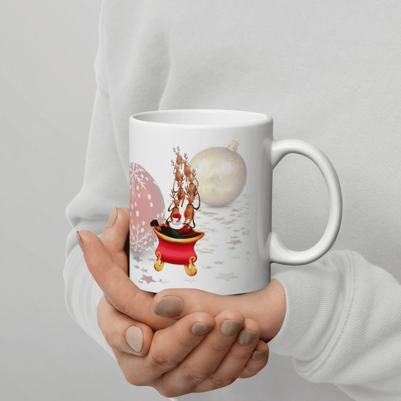 Mug Noël drôle père Noël rebelle tasse originale