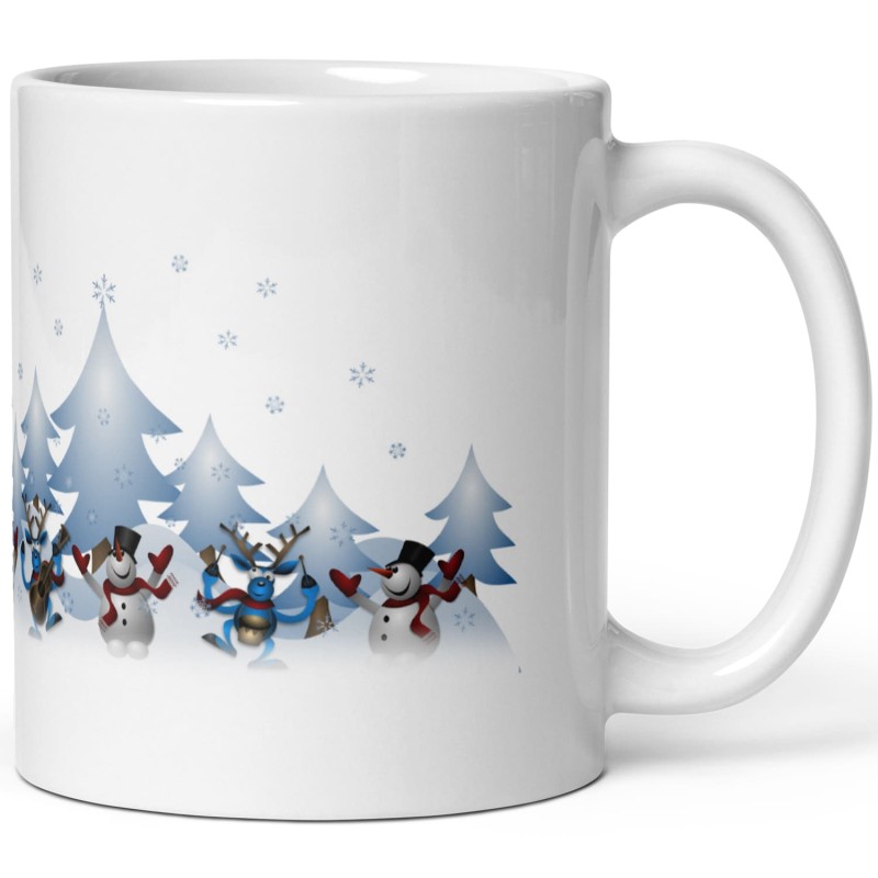 Mug Noël joyeux père Noël gourmand tasse festive