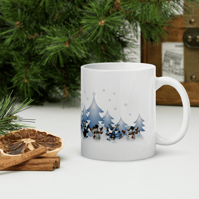 Mug Noël joyeux père Noël gourmand tasse festive