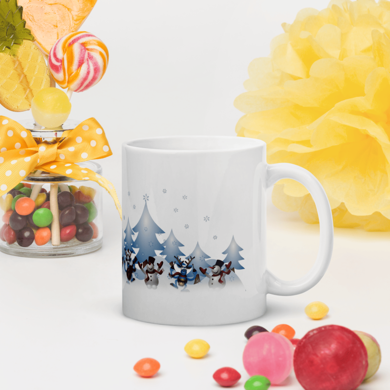 Mug Noël joyeux père Noël gourmand tasse festive