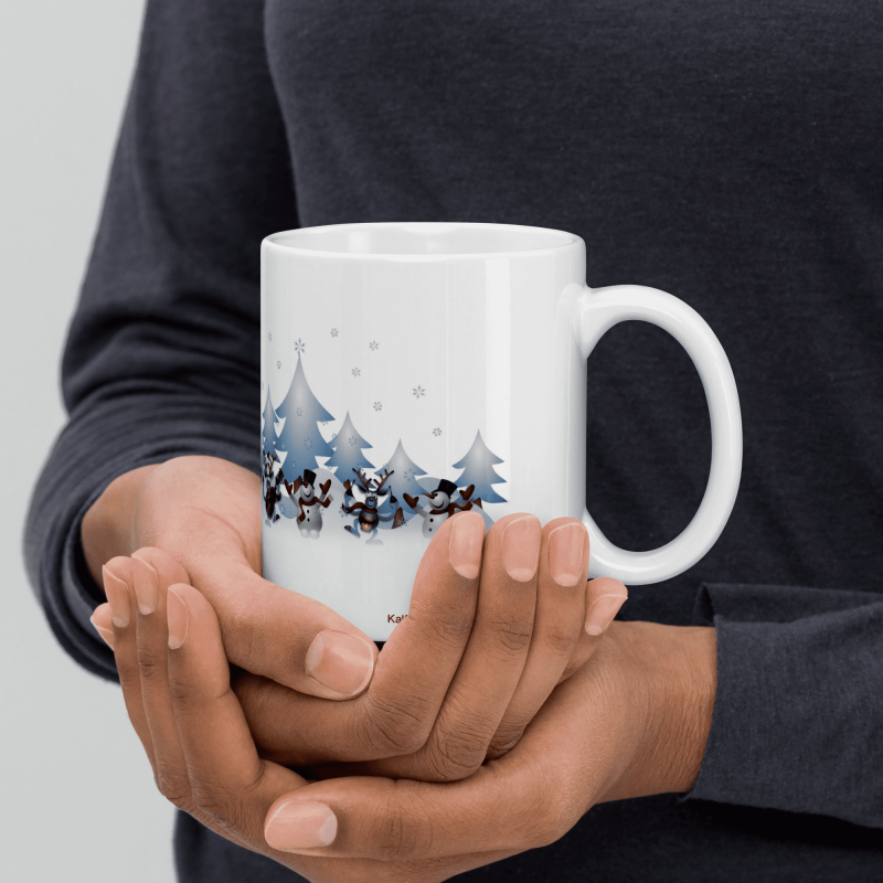 Mug Noël personnalisé prénom père Noël gourmand