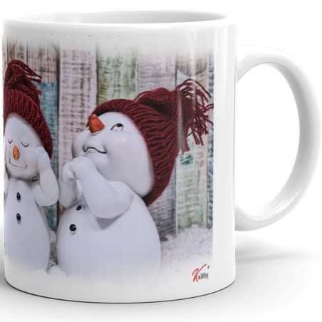 Mug Noël bonhommes de neige tasse inédite