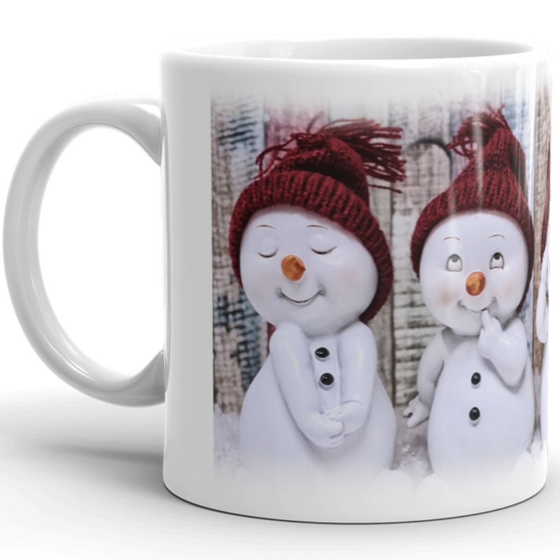 Mug de Noël avec bonhommes de neige pour petits et grands