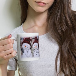 Mug Noël bonhommes de neige tasse inédite
