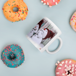 Mug Noël bonhommes de neige tasse inédite