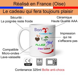 Mug Je t’aime pour déclarer son amour tasse romantique