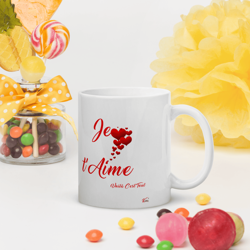 Mug Je t’aime pour déclarer son amour tasse romantique