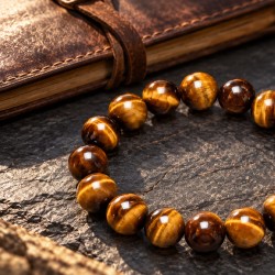 Bracelet œil de tigre AA+, à glisser dans votre panier