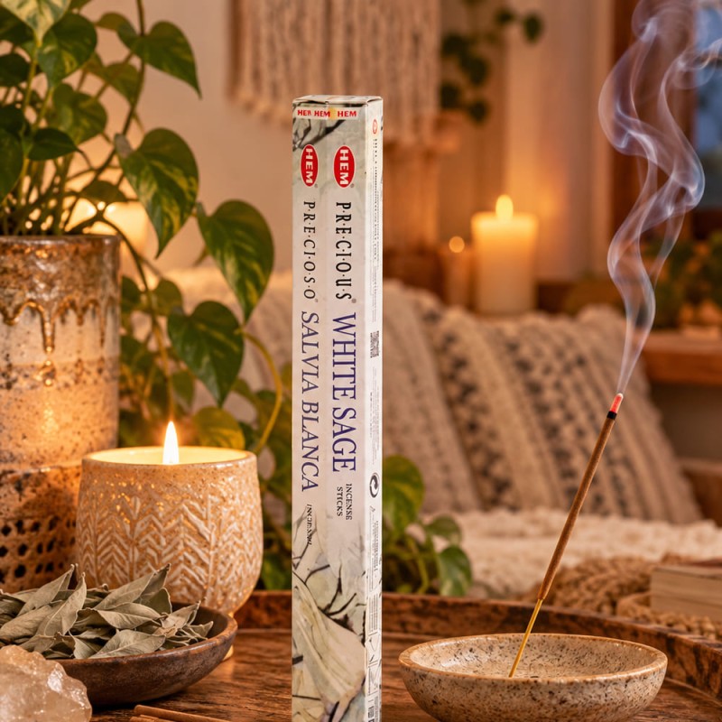 Encens sauge blanche pas cher, lot de 3 boîtes