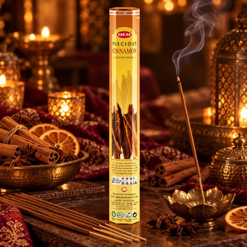 Acheter encens cannelle épicé en bâtonnets, lot de 60