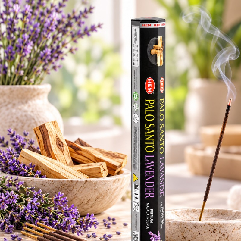 Acheter encens palo santo lavande masala, bâtonnets indiens
