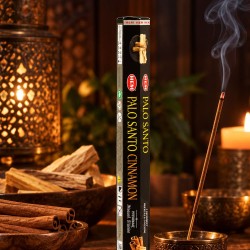 Encens HEM palo santo cannelle masala en bâtonnets épicés