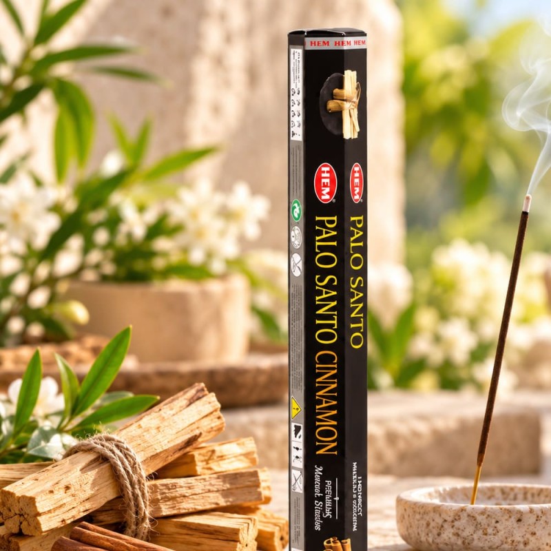 Encens HEM palo santo cannelle masala en bâtonnets épicés