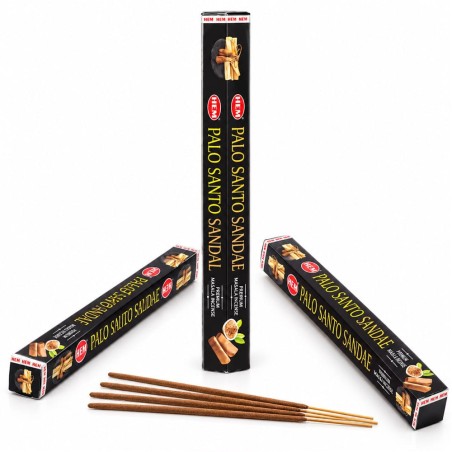 Lot de 3 boîtes d'encens HEM Palo Santo Masala Santal