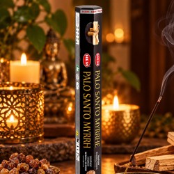 Encens HEM palo santo myrrhe masala, bâtonnets résineux