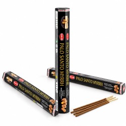 Lot de 3 boîtes d'encens HEM Palo Santo Masala Myrrhe