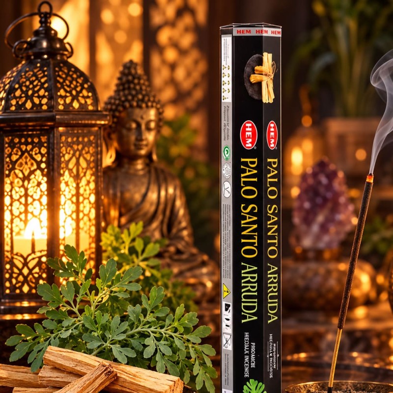 Acheter encens palo santo arruda, bâtonnets de protection