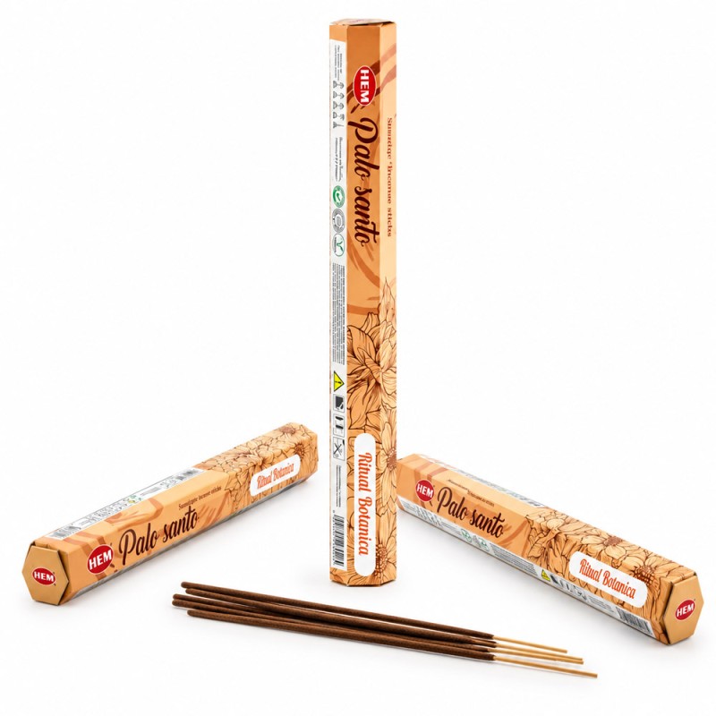 Lot de 3 boîtes d’encens HEM Smudge Palo Santo