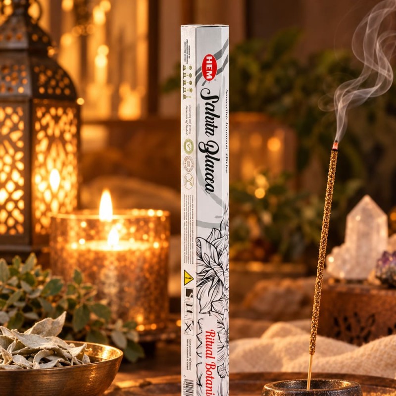 Acheter encens smudge sauge blanche en bâtonnets épais