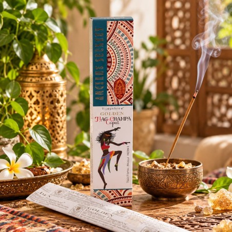 Encens copal nag champa fait main, lot de 2 boîtes pas cher