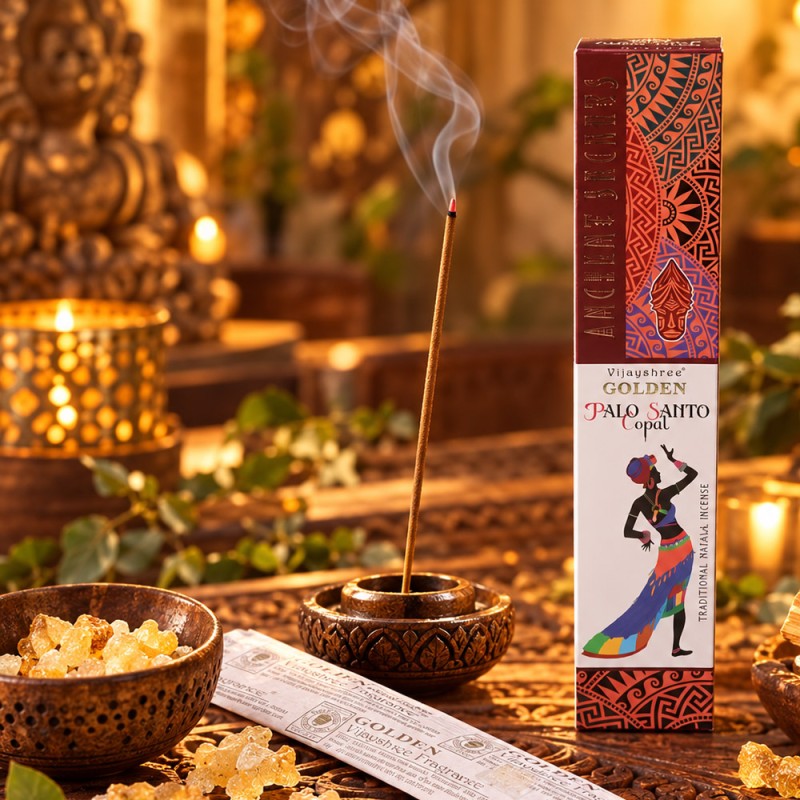 Commander encens copal et palo santo, bâtonnets faits main