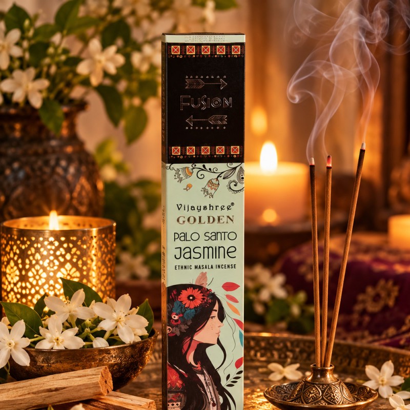 Encens palo santo jasmin pas cher, bâtonnets faits main