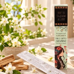 Encens palo santo jasmin pas cher, bâtonnets faits main