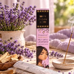 Encens Vijayshree palo santo lavande, bâtonnets faits main