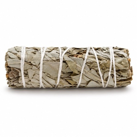 Fagot de sauge blanche de 10 cm dans son emballage kraft recyclable