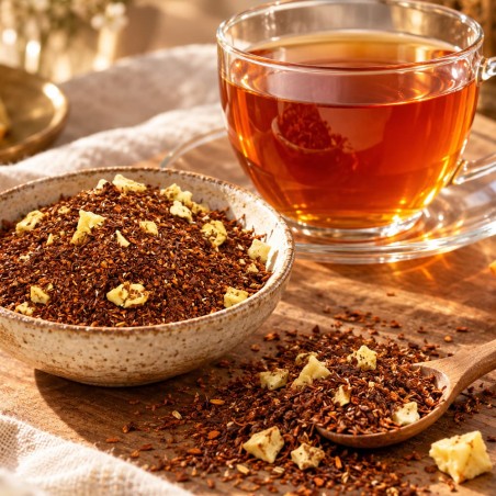 Rooibos pomme cannelle pas cher, infusion sans théine 50 g