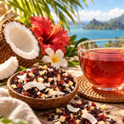 Infusion piña colada ananas coco hibiscus, sans théine 50 g