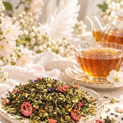 Thé rouge pu-erh du Yunnan aux fruits rouges et maté, 50 g
