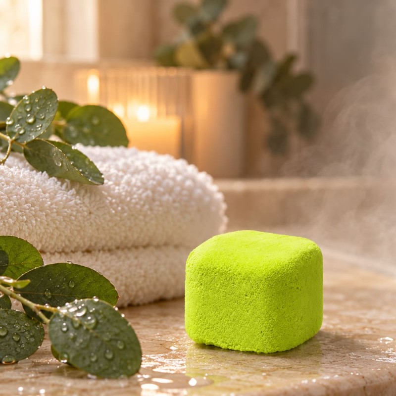 Shower steamer après le sport pamplemousse et citron vert
