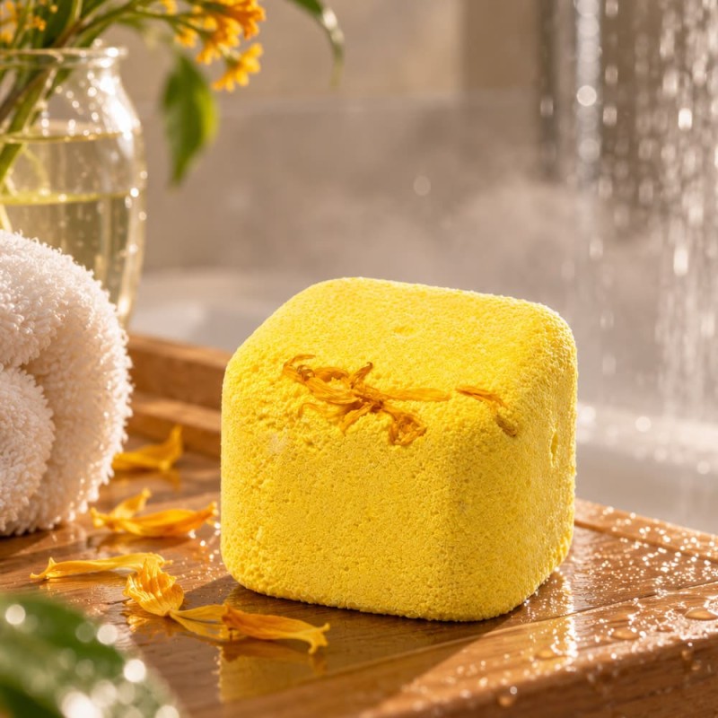 Shower steamer menthe eucalyptus citron pour le matin