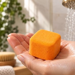 Galet de douche orange bergamote litsée citronnée pas cher