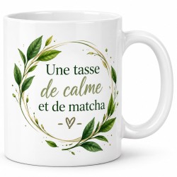 Tasse Team matcha 100 % zen pour amateur de thé vert