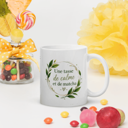 Tasse Team matcha 100 % zen pour amateur de thé vert