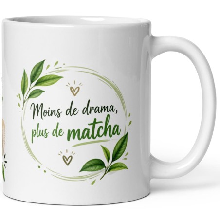 Acheter mug humour matcha, tasse drôle fan de thé vert