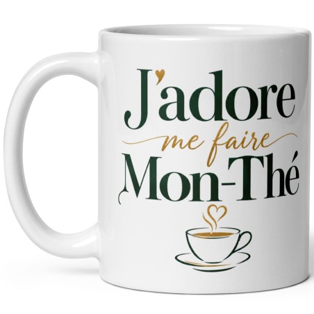 Mug coquin pour amateur de thé, tasse drôle à double sens