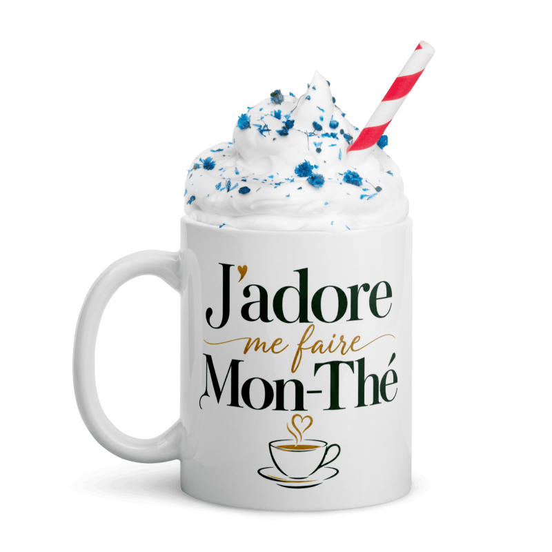 Mug coquin pour amateur de thé, tasse drôle à double sens