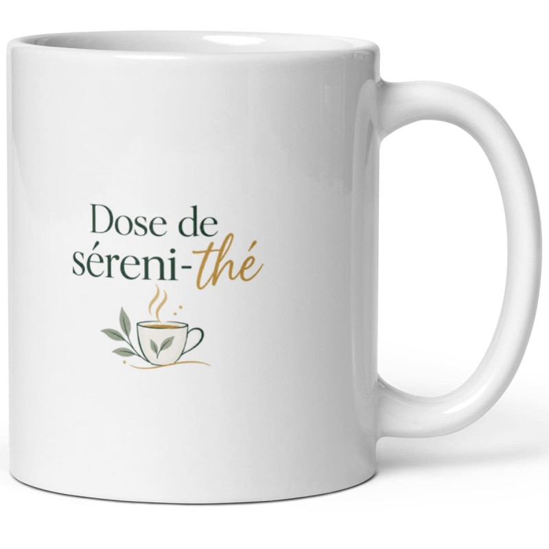 Mug humour pas sociable avant mon thé, tasse drôle du matin