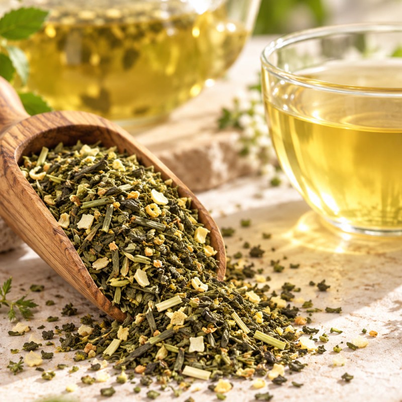 Commander thé vert Sencha bio gingembre citronnelle 50 g