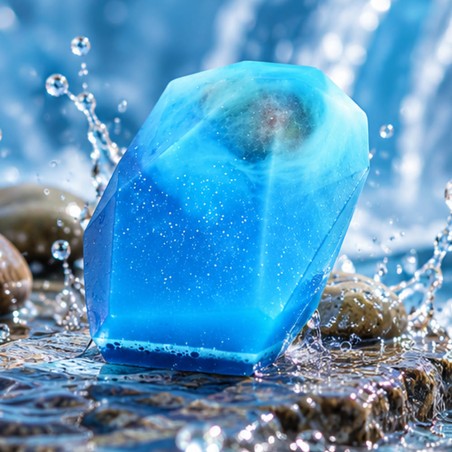 Acheter savon cristal bleu pierre surprise quartz rose