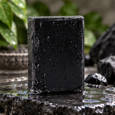 Savon homme cadeau argile charbon bergamote santal 145 g