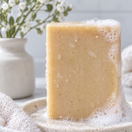 Savon miel avoine argile kaolin, cadeau douceur 145 g