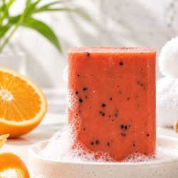Acheter savon argile orange gingembre café, cadeau 145 g