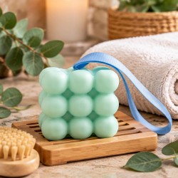 Savon de massage arbre à thé, cadeau détente 170 g