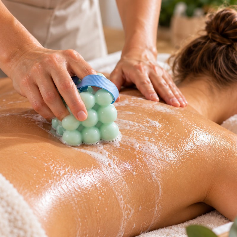 Savon de massage arbre à thé, cadeau détente 170 g